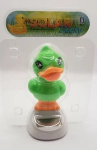 Solar Powered Dancing Toy Cute Green Ducky - Picture 1 of 3