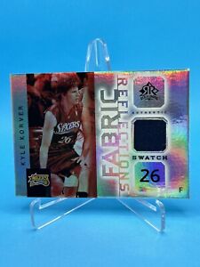 2005-06 Upper Deck NBA Reflections • Kyle Korver Fabric Reflections Jersey 76ers