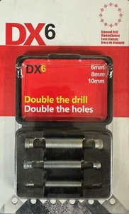 Boa DX6 Diamond Flip Drill Set Double Ended Hard Materials Work Tool - Picture 1 of 3