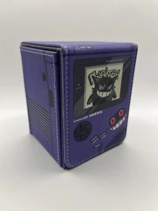 Pokémon Card Deck Box Gengar Retro Game Boy Color Ghost TCG Fits 100 Cards - Picture 1 of 6