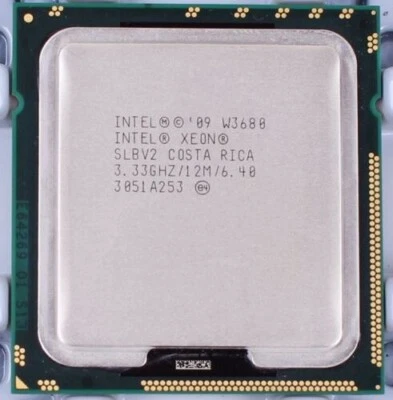 Intel Xeon W3680 Hex Core 3.33GHz SLBV2 12MB 6.4 GT/s LGA1366 Processor - Image 1 of 2