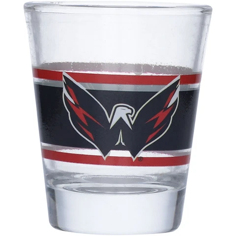 Washington Capitals 2oz. Stripe Shot Glass Cover