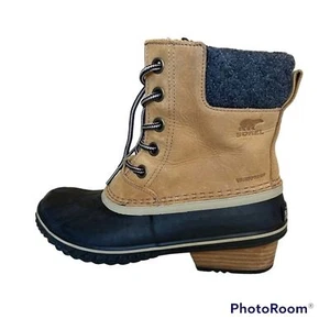 Sorel Slimpack II Lace Up Duck Boots Size 8 - Picture 1 of 9