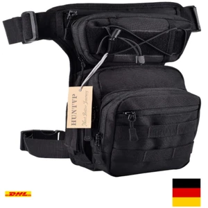 Taktisch Beintasche für Bein und Hüfttasche aus MOLLE Material mit Wasserabwe... - Bild 1 von 9