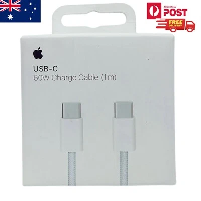 GENUINE Original Apple Fast Charger Lightning USB C Cable for iPhone 16 15 14 13 - image 1 of 4