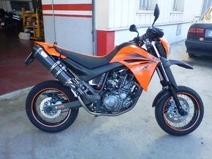 Yamaha XT660R XT660X 2004 - encendido Escape de carretera/carrera de salida de carbono triple carbono - Imagen 1 de 8