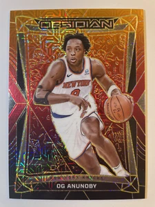 2023-24 Panini Obsidian OG Anunoby SSP /10 Molten Mojo Gold Flood #6 Knicks - Picture 1 of 15
