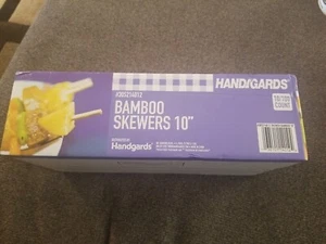 1000 (10 Packs 100 Ea)Bamboo Cocktail Skewers. 10 inches long. Grilling. BBQ - Picture 1 of 4