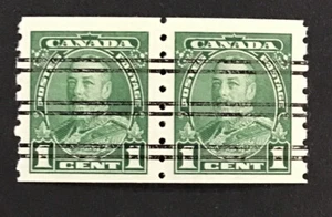 Canada 1935 VF-XF MNH Pre Cnx Coil Pair Sc#228 (W38) - Picture 1 of 2