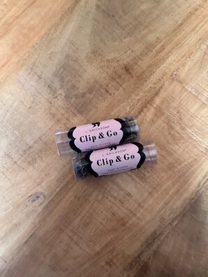 L. Erickson Clip & Go Hair Clip Black Metal Slide Barrette  8 Pack - Image 1 of 2