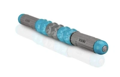 HOMEDICS VERTEX VIBRATION STICK ROLLER, GREY/BLUE Muscle Massager 6 settings NEW - Image 1 of 4