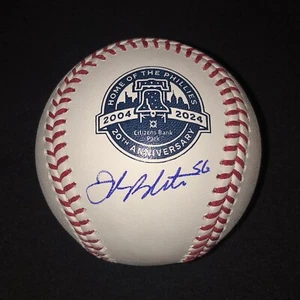 Joe Blanton Signed 2024 Citizens Bank Park 20th Anniversary Baseball JSA COA - Picture 1 of 2
