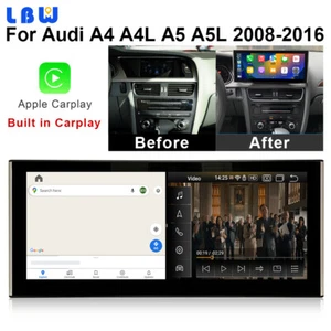 Radio GPS BT para coche Android 10,25" para Audi A4 A4L A5 A5L 2008-2016 - Imagen 1 de 12