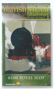 British Steam Railways 5 (VHS) 6100 Royal Scot ~ Railway Video ~ DeAgostini - Picture 1 of 3
