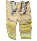 Firefighters Trousers Goretex Bristol Gold PBI Trousers XL Reg 108cm x 182cm NEW