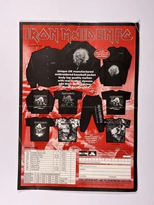 Iron Maiden Bruce Dickinson Flyer Original Official Fan Club Leaflet - Picture 1 of 12