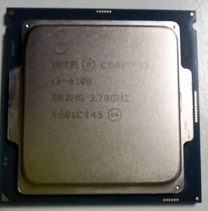 INTEL Core i3-6100 SR2HG DUAL CORE 3.70 GHZ 3M Socket LGA 1151 6° Generazione - Imagen 1 de 2