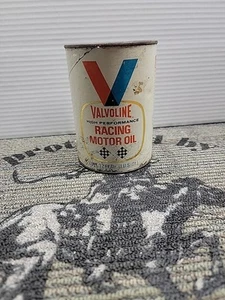 Aceite de motor Valvoline Racing vintage compuesto lata sin abrir / 0625 - Imagen 1 de 9