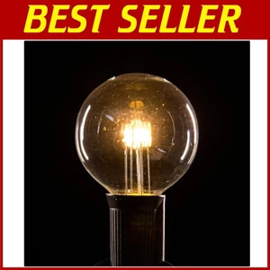 25 Pack LED G50 Bulbs .6W Warm White E17 Base - Picture 1 of 8