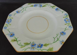 Art Deco China Set da tè piatto per torta di pane. Melba China. Ottime condizioni. Dipinto a mano - Foto 1 di 3