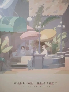 Stampa litografica VYG Lipman William Buffett dimensioni 24,5" x 31" - Foto 1 di 5