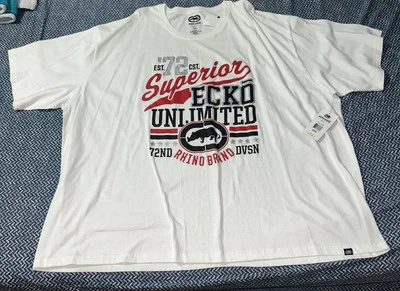 Camisa Ecko Unlimited Superior Para Hombre 6XB Estampado Gráfico Marca Rhino Grande y Alta Nueva con Etiquetas Foto 1 de 4