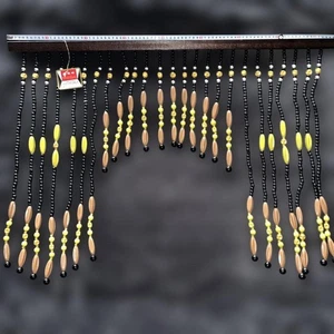 Cortina de cuentas arqueadas vintage Noren/Sudare interior retro pop - Imagen 1 de 14