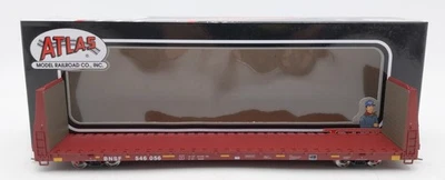 Atlas 20006449 HO Scale BNSF Bulkhead Flatcar #546056 NIB - Image 1 of 3