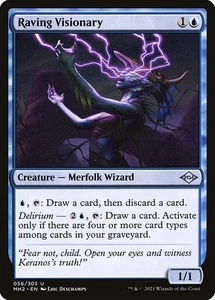 Raving Visionary - Modern Horizons 2 MH2- MTG - LP Magic - 56 U - Foto 1 di 1