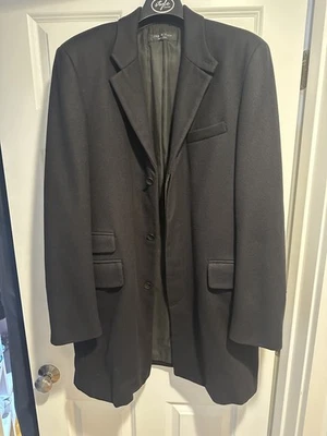 Abrigo largo azul marino Rag & Bone con parches en el codo Foto 1 de 4