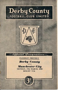 Derby County v Manchester City (Friendly) 1957/1958 - Picture 1 of 1