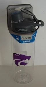 Camelbak Chute 25 Unzen Kansas State University BPA-freie klare Wasserflasche - Bild 1 von 3