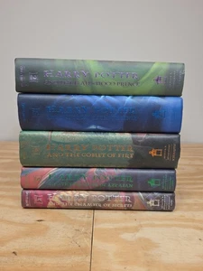 Harry Potter Hardcover Book Set 2-6 All 1st American Edition  J.K. Rowling Nice! - Picture 1 of 16