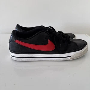 Size 9 - Nike Court Legacy Black University Red - Used - Picture 1 of 9