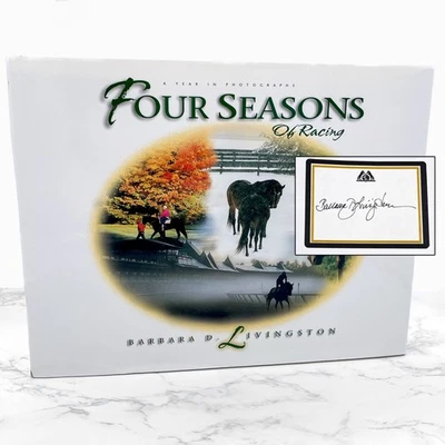 Four Seasons of Racing by Barbara D. Livingston SIGNED! First Edition Hardcover - Image 1 of 4