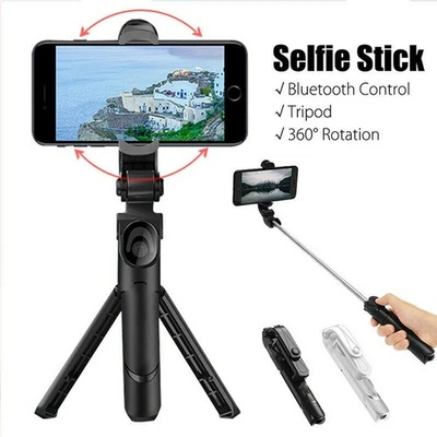 Trípode Selfie Stick 40" Bluetooth Control Remoto Portátil para Teléfonos iPhone y Android Foto 1 de 4