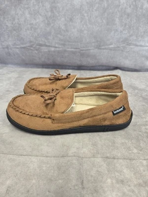 Isotoner Brn Hombre Zapatilla Mocasín Talla 9.5-10.5 Foto 1 de 4