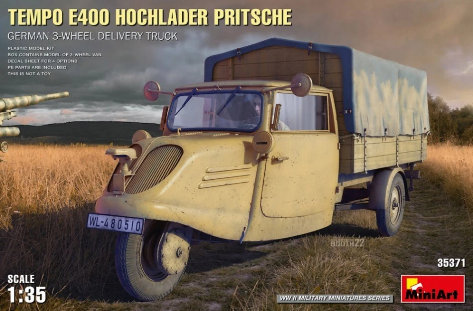 TEMPO E400 HOCLADER PRITSCHE GERMAN 3 KIT 1:35 - Immagine 1 di 1