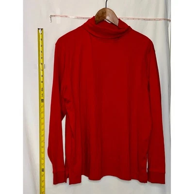 Hasting & Smith Women's Red Long Sleeve Turtleneck Top Size 1X - Image 1 of 3