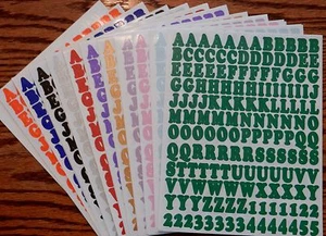 Huge Lot - 4200+ ALPHABET ABC & 123 Stickers * GREAT GIFT !! - Picture 1 of 3