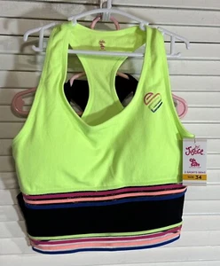 Justice Girls Size 34 Seamless Sports Bra 2-Pack New with Tags - Picture 1 of 9