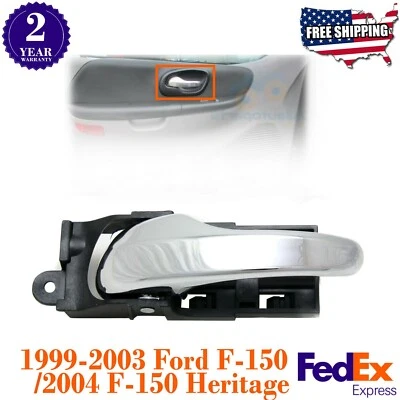 Door Handle Chrome Front Driver Side For 1999-2003 Ford F-150 - Image 1 of 4