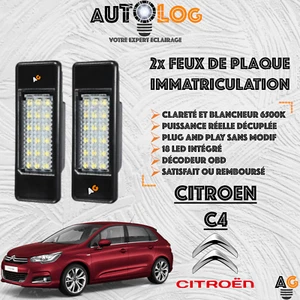 ✳️ 2x LED Kennzeichenbeleuchtung Citroen C4 ✳️ - Bild 1 von 9