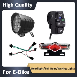E-Bike Licht Kits für 36V/48V Controller Scheinwerfer/Rückleuchten/Warnleuchten USA - Bild 1 von 10