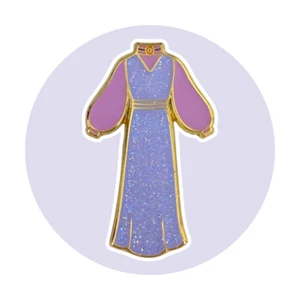 Aladdin Disney Loungefly Pin: Princess Jasmine Purple Dress - Picture 1 of 5