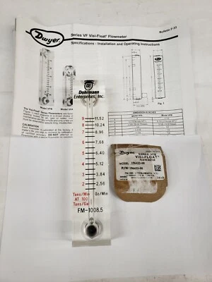 Dwyer 196433-00 系列 VFB Visi-Float 流量计 — 第 1/4 张图片