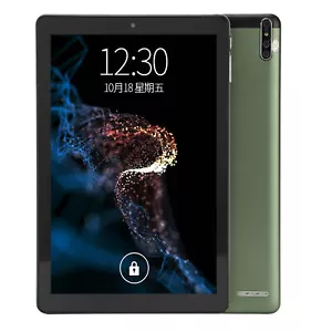 10.1inch Tablet 6GB 128GB Front 5MP Rear 13MP CPU Calling Tablet Green LAM - Picture 1 of 12