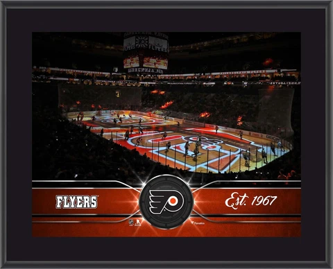 Philadelphia Flyers 10" x 13" Team Stadium Plaque Authentic Cover