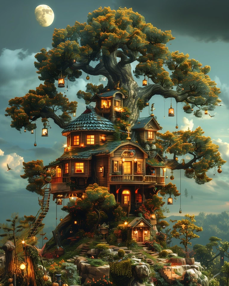 Mystical Menagerie: Enchanting 8x10 Art Prints for Visionary Minds 79171681