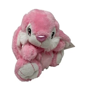 Ostern Dan Dee Hase Kaninchen Hopster Plüschtier 8 Zoll rosa Stofftier genähte Augen - Bild 1 von 11